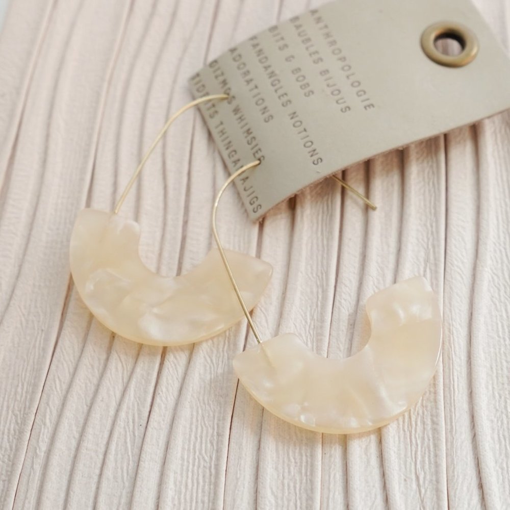 Anthropologie Resin Drop Earrings